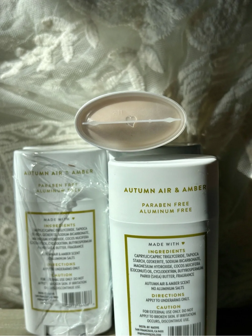 Native Autumn Air & Amber Natural Aluminum Free Deodorant